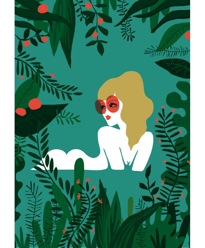 illustration peggy moquay venus jungle.jpg - Peggy MOQUAY | Virginie